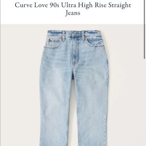 Abercrombie 90s straight jeans